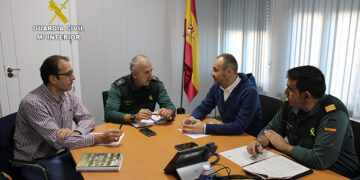 La Guardia Civil de Cuenca se reúne con la Delegación Provincial de Sanidad para estudiar las acciones que realizarán de cara a Navidades