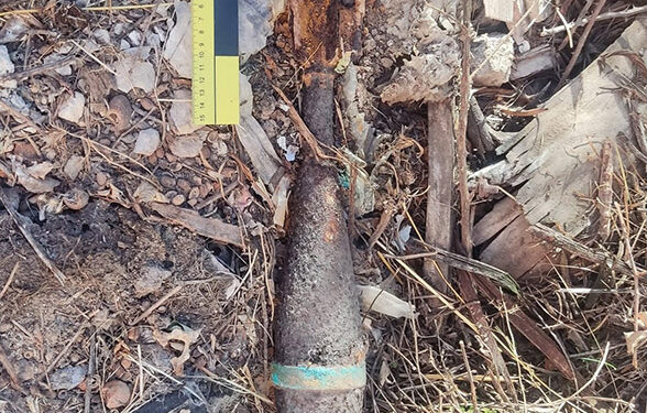 La Guardia Civil detona una granada de mortero originaria de la Guerra Civil hallada en una casa en escombros en Fuentenovilla 1 La Guardia Civil detona una granada de mortero originaria de la Guerra Civil hallada en una casa en escombros en Fuentenovilla