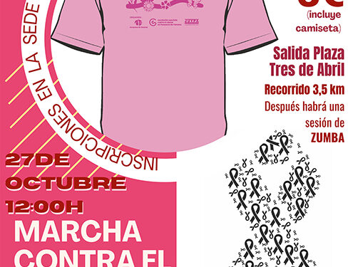 La III Marcha contra el cáncer en Azuqueca será el domingo, 27 de octubre