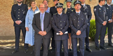 La Junta da la bienvenida a ocho nuevos policías locales que se incorporan en Tarancón, San Clemente y Quintanar del Rey