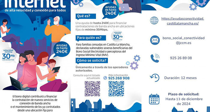 La Junta pone a disposición de más de 10.000 familias vulnerables un Bono Social Digital para garantizar la conectividad en sus hogares