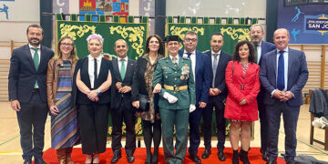 La Junta reafirma su apoyo institucional a la Guardia Civil en el homenaje a su Patrona en Guadalajara