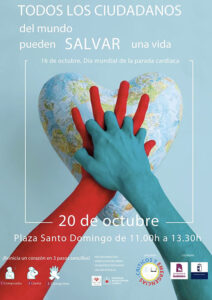 La Plaza de Santo Domingo de Guadalajara acogerá este domingo un taller de reanimación cardiopulmonar