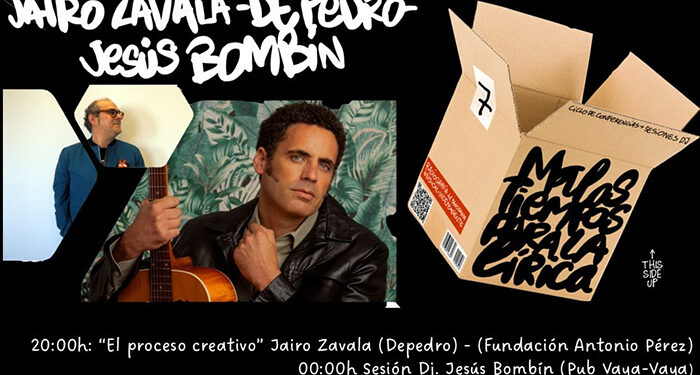 La segunda jornada del ciclo "Malos Tiempos para la Lírica" estará protagonizada este viernes por Jairo Zavala (Depedro) y Jesús Bombín (Radio 3) 1 La segunda jornada del ciclo Malos Tiempos para la Lírica estará protagonizada este viernes por Jairo Zavala (Depedro) y Jesús Bombín (Radio 3)