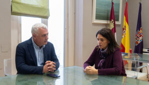 La subdelegada del Gobierno en Guadalajara se reúne con el presidente de la Diputación