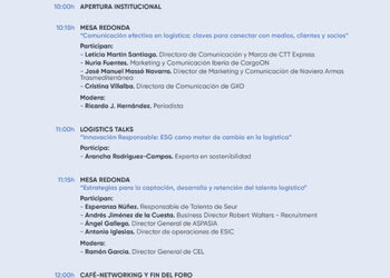 Las estrategias de sostenibilidad, comunicación y talento marcarán la agenda del V Foro ‘Logistics Spain’