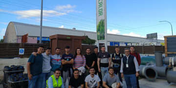 Los jóvenes de FP de Guadalajara completan su formación con la visita a la Red de Calor