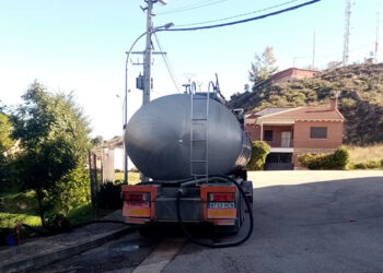 Los vecinos de Gárgoles de Abajo denuncian el saqueo de su agua potable para la construcción de una planta solar fotovoltaica