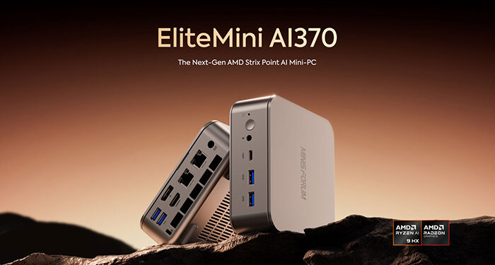 Minisforum presenta el EliteMini AI370, un mini PC AMD Strix Point AI con Ryzen AI 9 HX 370 1 Minisfroum presenta el EliteMini AI370, un mini PC AMD Strix Point AI con Ryzen AI 9 HX 370