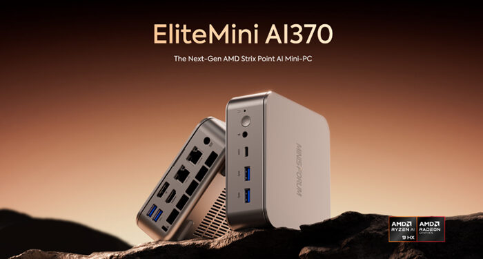 Minisforum presenta el EliteMini AI370: un mini PC AMD Strix Point AI de última generación 1 Minisforum presenta el EliteMini AI370: un mini PC AMD Strix Point AI de última generación