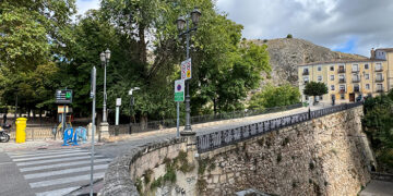 Comienzan las obras del paso peatonal bajo el Puente de la Trinidad