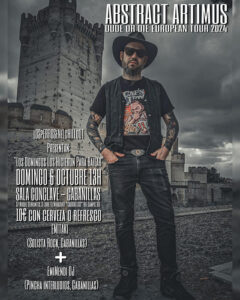 Rock and Roll puro y salvaje de New York con Abstract Artimus en Cabanillas