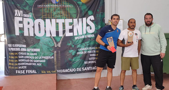 Rubén Espada y Jaime Carrasco se llevan el último torneo de la temporada de frontenis en Sotos 1 Rubén Espada y Jaime Carrasco se llevan el último torneo de la temporada de frontenis en Sotos