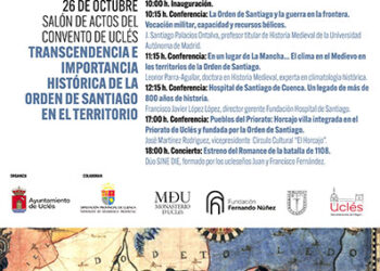 Una conferencia en Uclés dará a conocer “la transcendencia e importancia histórica de la Orden de Santiago”
