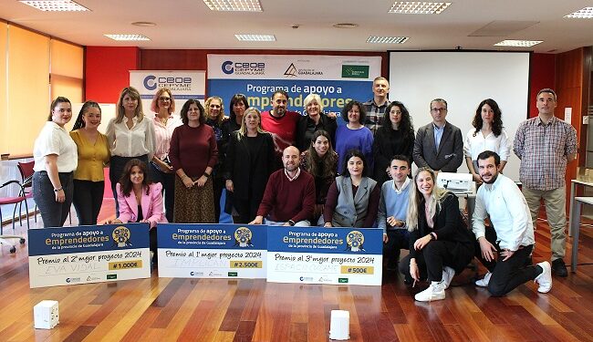 Eurocaja Rural recalca el esfuerzo y valentía de los emprendedores alcarreños del 'VII Programa de Apoyo a Emprendedores de Guadalajara'