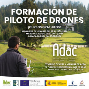 ADAC lanza una formación gratuita en piloto de drones