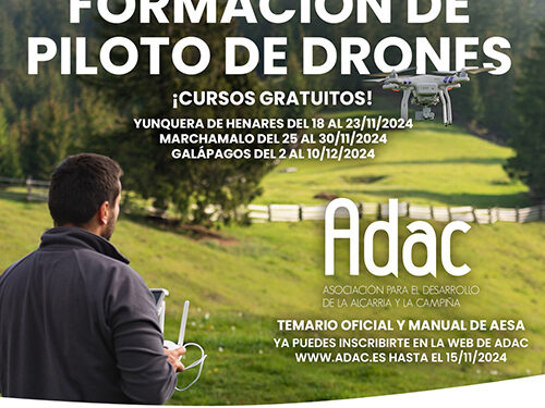 ADAC lanza una formación gratuita en piloto de drones