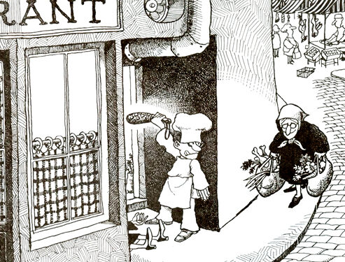 Abierta en Sigüenza la exposición ‘Gastro Quino. La gastronomía según Quino’