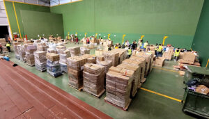 Azuqueca recoge 41 palés de ayuda para las zonas de Valencia afectadas por la DANA