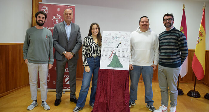 Cristina Saiz Cantarero es la cartelista de la Navidad 20242025 en Tarancón e Ismael Gómez Ramos será el pregonero