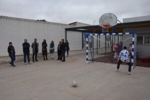 El Acebrón mejora las instalaciones deportivas del colegio gracias a una ayuda de más de 10.000 euros de Diputación 