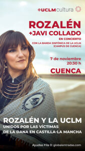 Disponibles las entradas de la fila cero en el concierto de Rozalén en Cuenca para los municipios afectados por la DANA en Castilla-La Mancha