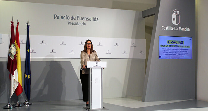 El Gobierno de Castilla-La Mancha agradece “la enorme muestra de solidaridad” recibida con los afectados por la DANA