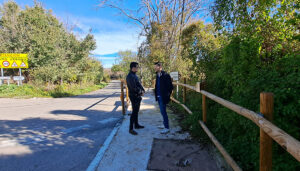 El PP de Horche pide al alcalde que evalúe los daños y se actúe para acondicionar la senda peatonal de la carretera de la Fuensanta