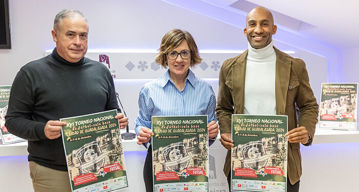 El XVI Torneo nacional de fútbol sala base “Ciudad de Guadalajara” reunirá a 70 equipos y 1.200 deportistas