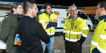 El contingente enviado por la Diputación de Guadalajara a Valencia ha sido destinado a intervenir en Sedaví
