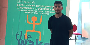 El estudiante de doctorado Youssef Taki participa en la XV edición de la Bienal de Arte de Dakar “The wake”