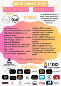Este sábado tendrá lugar el evento musical-solidario “Música contra el hambre”organizado por el Banco de Alimentos de Cuenca