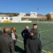 Firmada el acta de replanteo para el inicio de las obras de mejora en el campo de fútbol Obispo Laplana