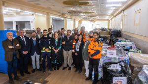 Guarinos da las gracias a Guadalajara por su respuesta ante la DANA en Valencia al conseguir 300 palés de material