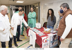 La Asociación de Trasplantados de Castilla-La Mancha desarrolla en Guadalajara actividades de concienciación sobre la importancia de donar órganos