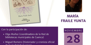 La Biblioteca Municipal del Centro Aguirre de Cuenca la presentación del libro Verde y Malva, de María Fraile Yunta