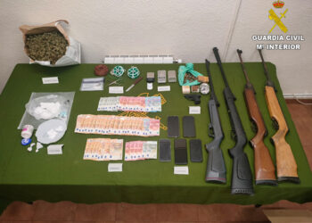 La Guardia Civil desarticula dos puntos de drogas en Tébar y Atalaya del Cañavate 2 La Guardia Civil desarticula dos puntos de drogas en la Manchuela conquense