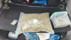 La Guardia Civil detiene a una persona con un kilo de marihuana en Uceda