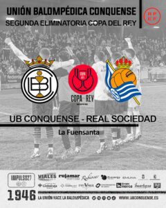 La Real Sociedad, rival de la UB Conquense en la segunda ronda de la Copa del Rey