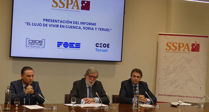 La Red SSPA presenta en Madrid el informe que ratifica ‘El Lujo de Vivir en Cuenca, Soria y Teruel’ 1 La Red SSPA presenta en Madrid el informe que ratifica ‘El Lujo de Vivir en Cuenca, Soria y Teruel’