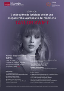 La UCLM analizará en Cuenca las consecuencias jurídicas de ser una megaestrella a partir del fenómeno Taylor Swift