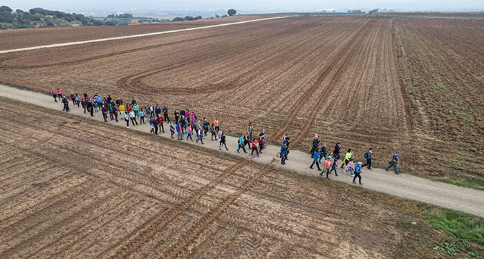 Más de 160 personas se citan en el taller de marcha nórdica en Cabanillas