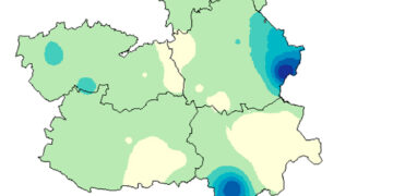 Mira registró la noche del 29 de octubre lluvias de 174,6 l/m² y la noche más fría de la región el día 27 con menos 0,3 grados
