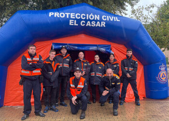Protección Civil de El Casar se vuelve a desplazar a Valencia para ayudar a las víctimas de la DANA y envía un tercer convoy de ayuda urgente
