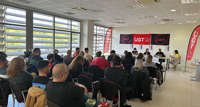 UGT celebra una charla-coloquio en Guadalajara sobre la importancia de los jóvenes en la negociación colectiva