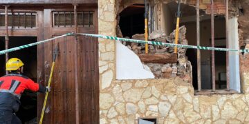 Un equipo de Bomberos del Ayuntamiento de Cuenca se desplaza a Mira para colaborar en las tareas de apoyo