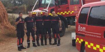 Una dotación de Bomberos del Ayuntamiento de Cuenca se desplaza a Valencia para colaborar en tareas como rescates y achiques de agua