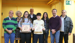 Aitor Pérez y Andrea Álvarez, ganadores del VII Concurso de Poesía Joven ‘Fernando Borlán’