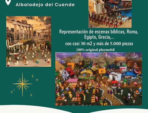 Albaladejo del Cuende monta por segundo año consecutivo un gran Belén de playmóvil