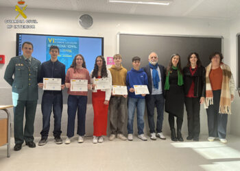 Alumnos del IESO “Harévolar” de Alovera clasificados para la final de la “VI Ciberliga” de la Guardia Civil